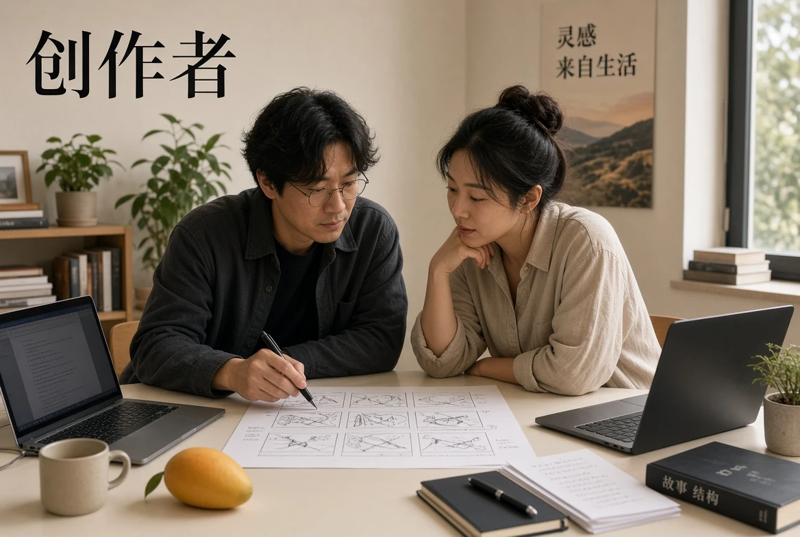 短剧作者工作导览图