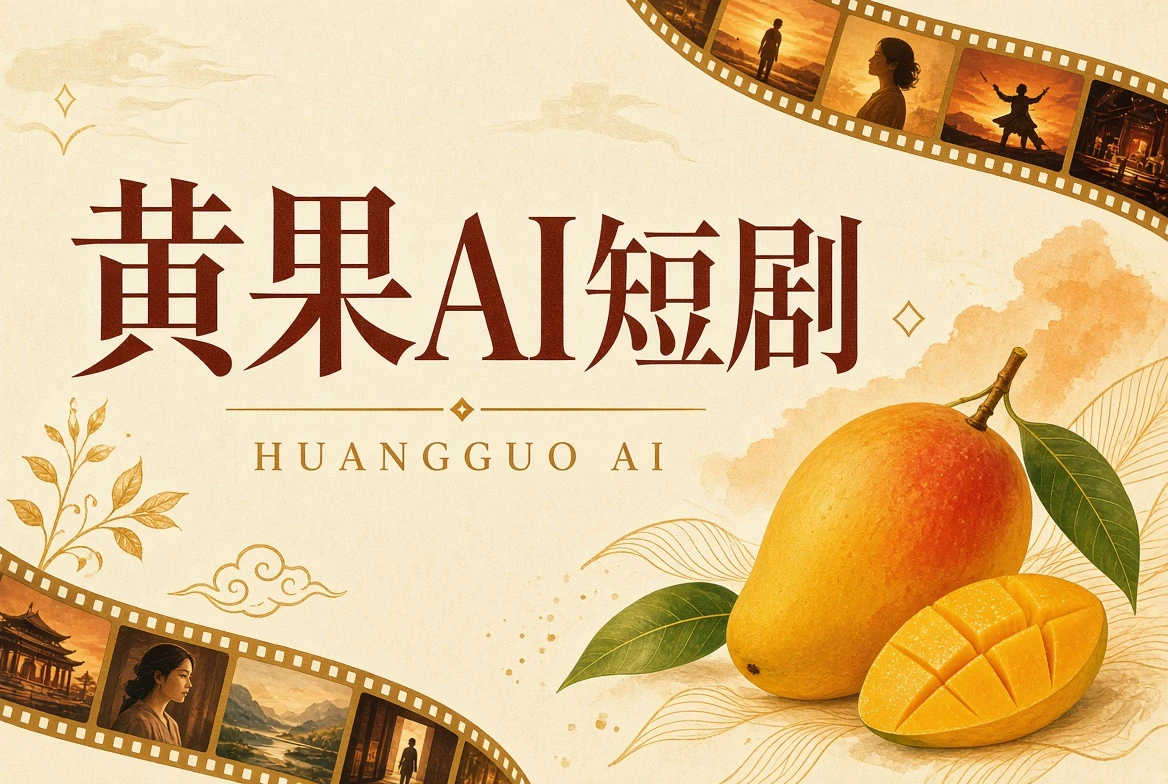 黄果AI短剧品牌辅助视觉